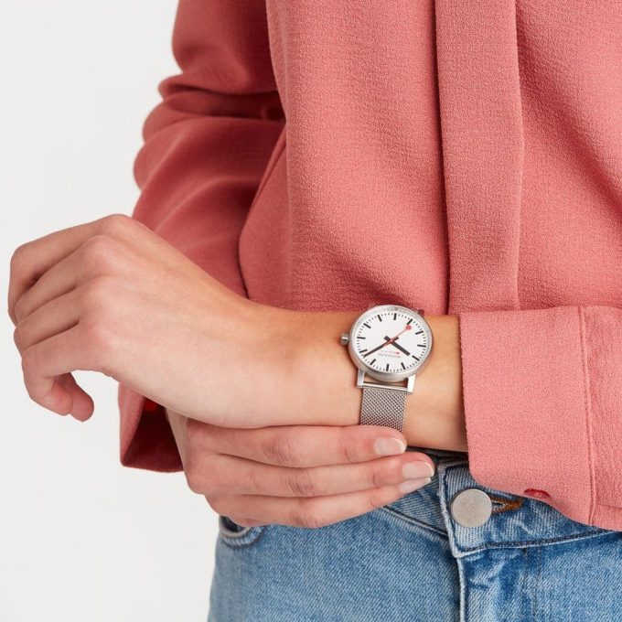 Mondaine EVO2 Mesh Strap Watch