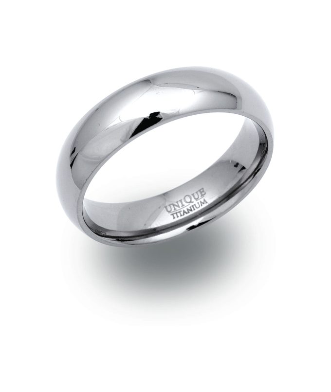 Unique Titanium Court Ring