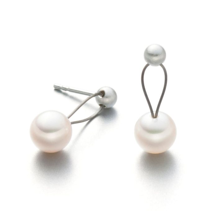 Eva Strepp Silver Tau Drop Earrings