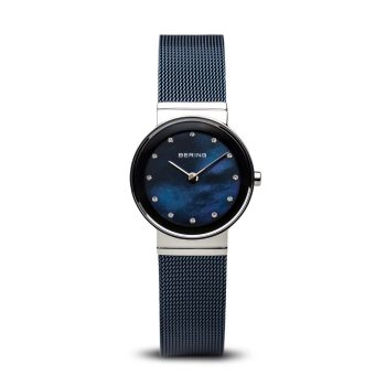 Bering Blue Mesh Mirror Watch 10126-307