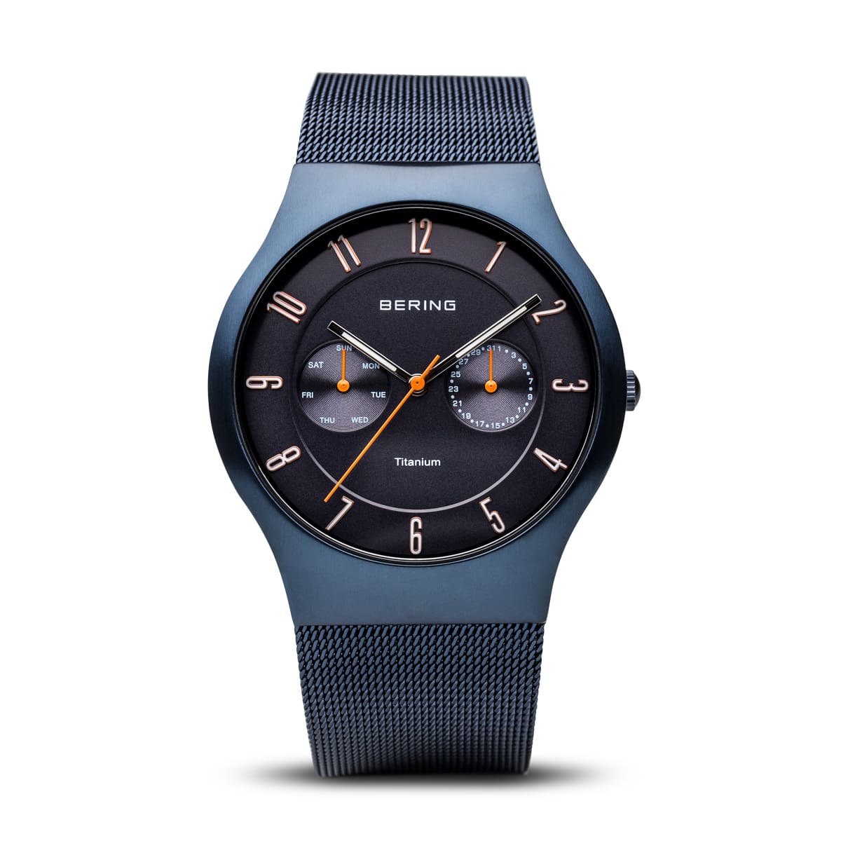 Bering Blue Titanium Watch 11939-393