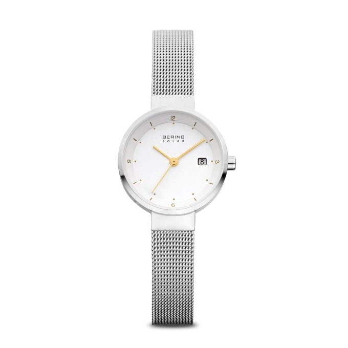 Bering Ladies Small Steel Solar Watch 14426-001