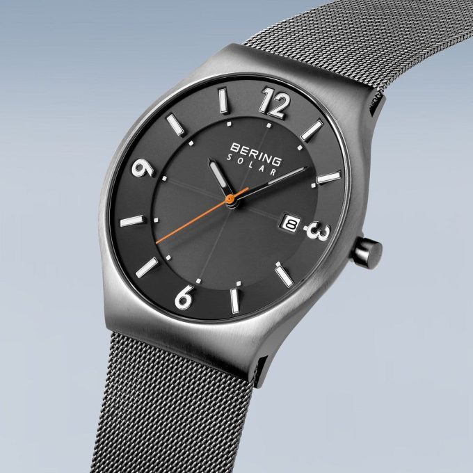 Bering Graphite Dial Solar Watch 14440-077