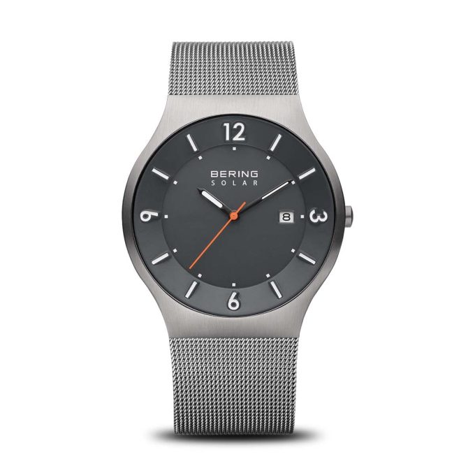 Bering Graphite Dial Solar Watch 14440-077