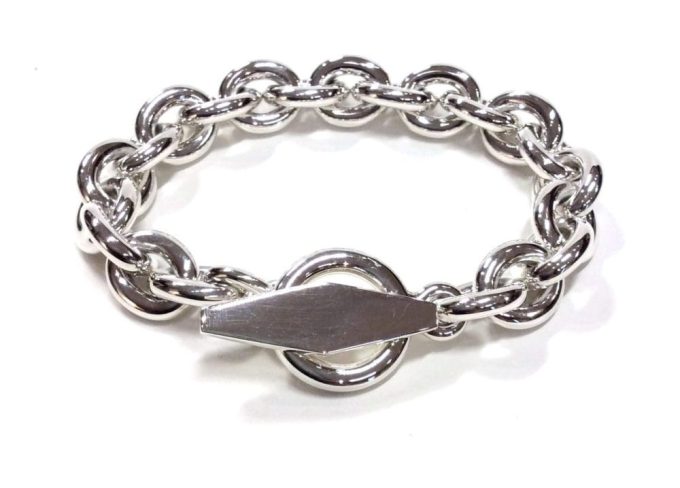 Chunky Silver Chain Bracelet
