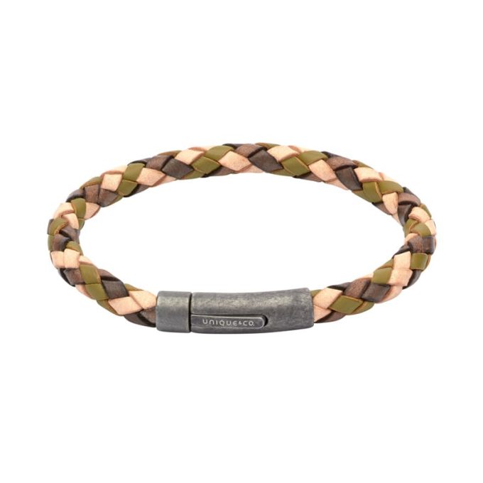Unique Camouflage Leather Bracelet