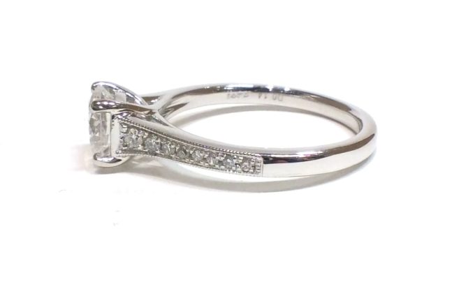 1.12 Carat Platinum Diamond Ring