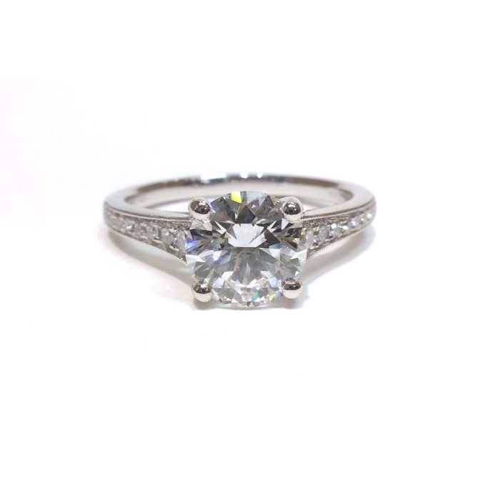 1.12 Carat Platinum Diamond Ring