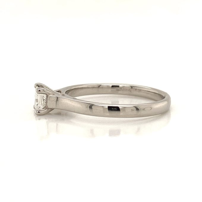 Platinum Princess Cut Solitaire
