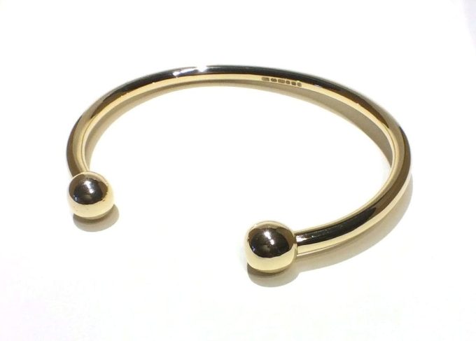 Yellow Gold Torque Bracelet