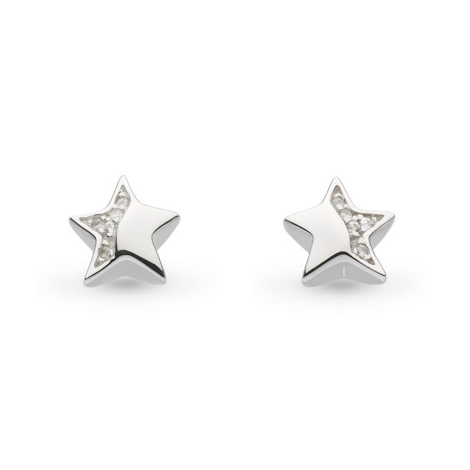 Kit Heath CZ Mini Star Stud Earrings
