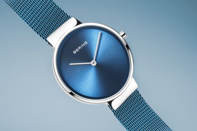 Bering Steel and Blue Ladies Watch 14531-308