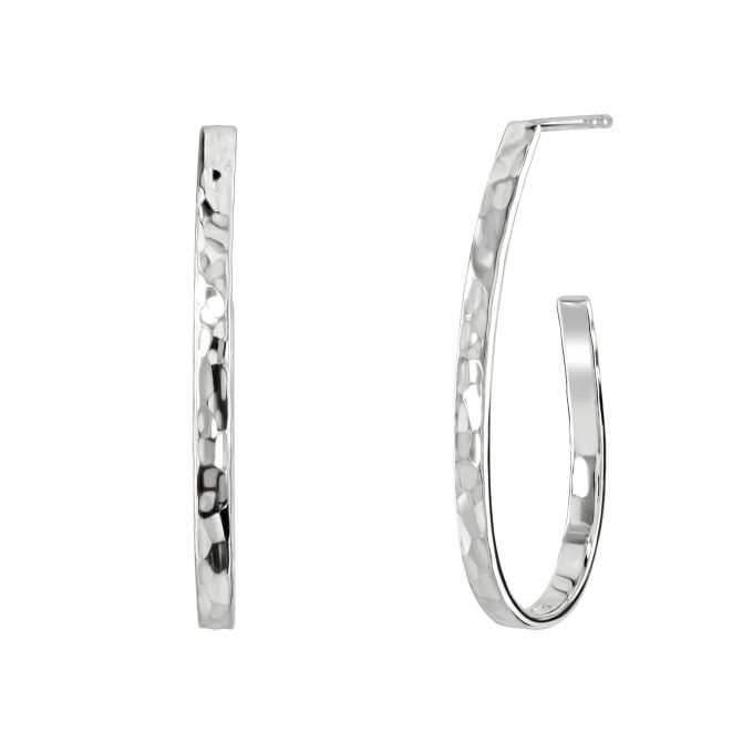 Dew Open Hoop Earrings