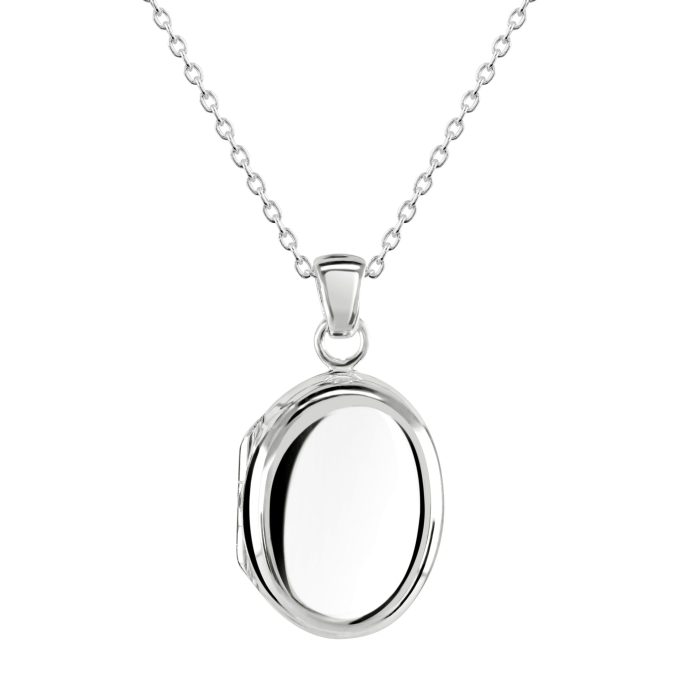 Dew Silver Oval Locket