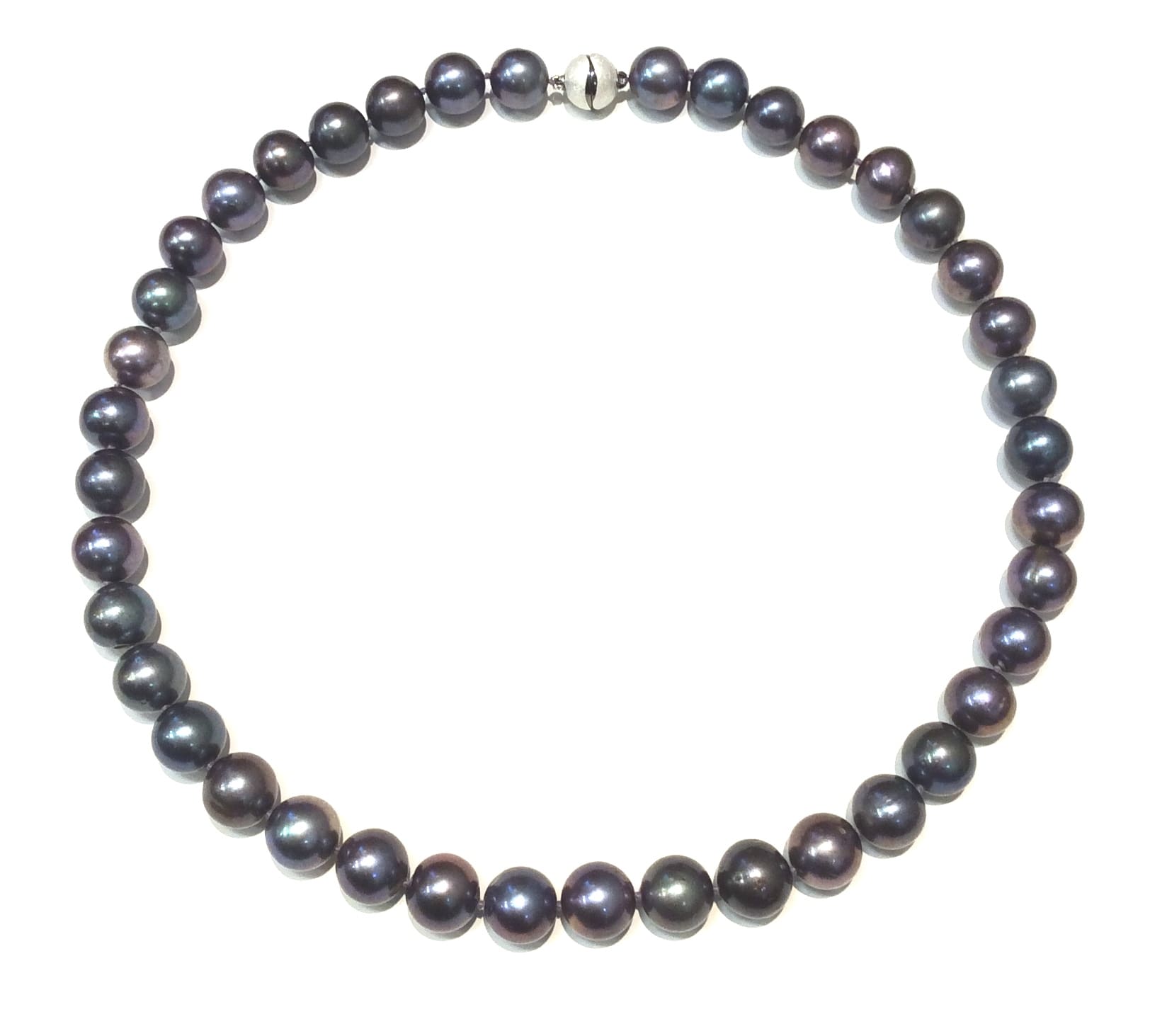 Peacock Pearl 11-13mm Necklace