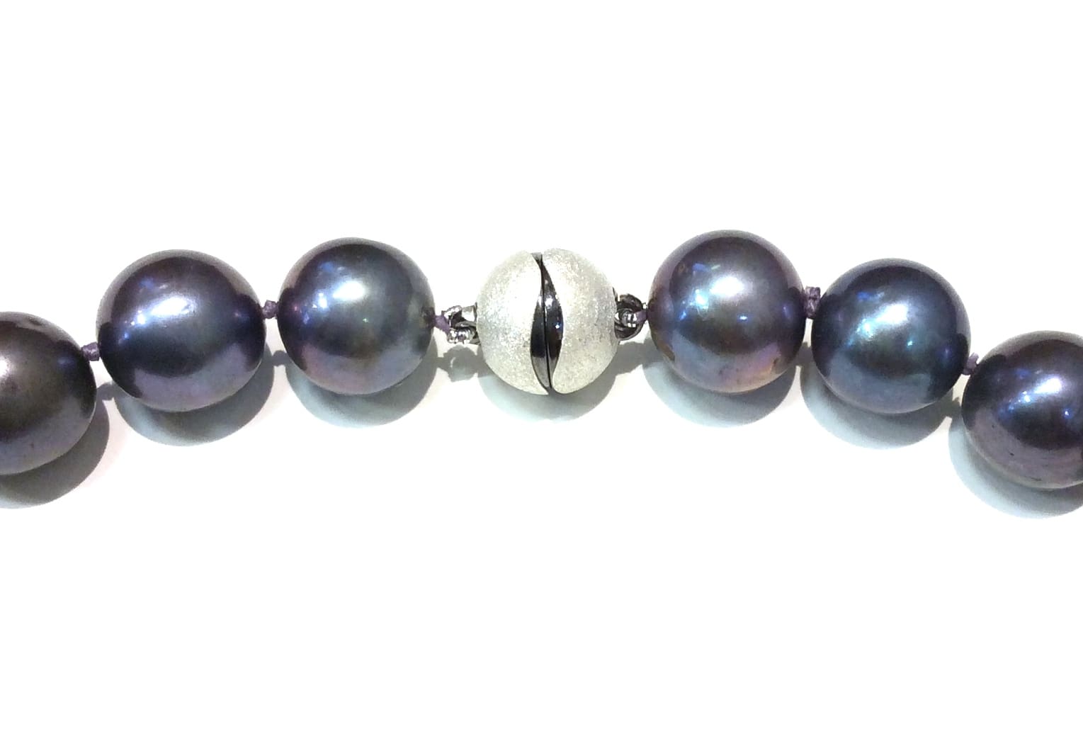 Peacock Pearl 11-13mm Necklace