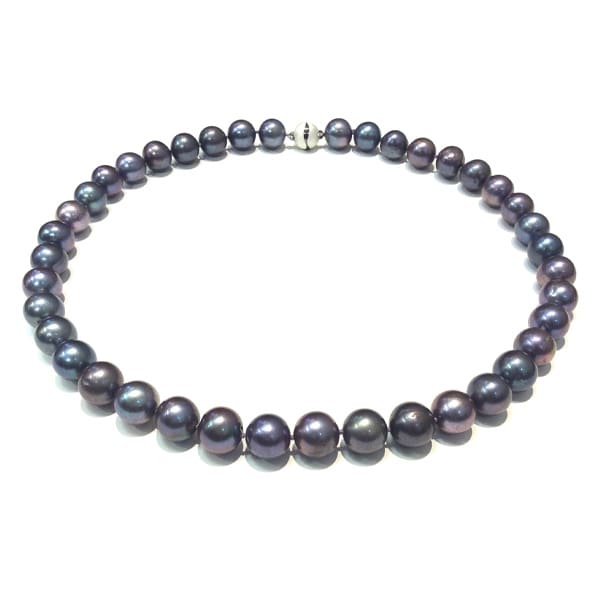 Peacock Pearl 11-13mm Necklace