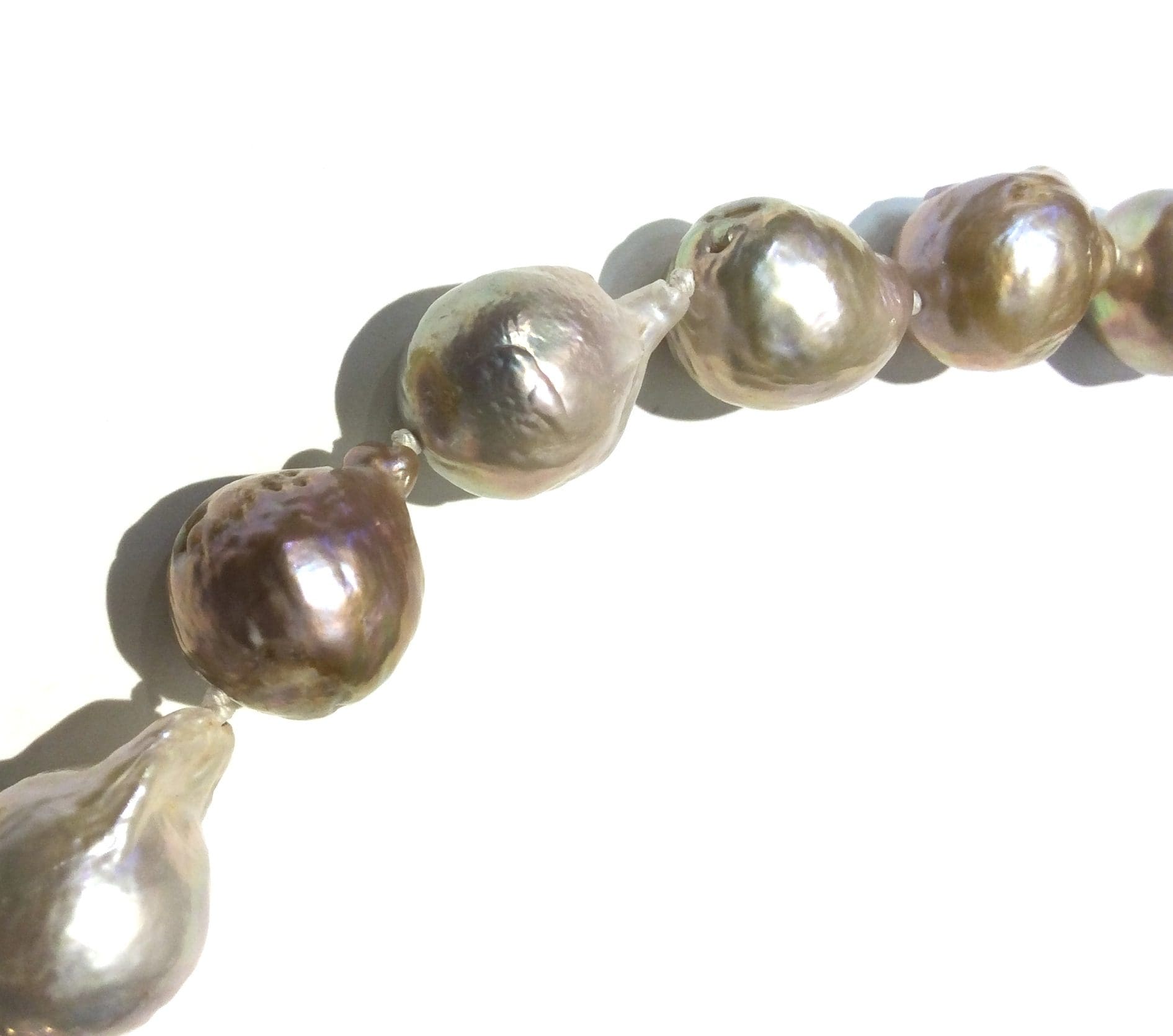 Gold Tones 12-14mm Pearl Necklace
