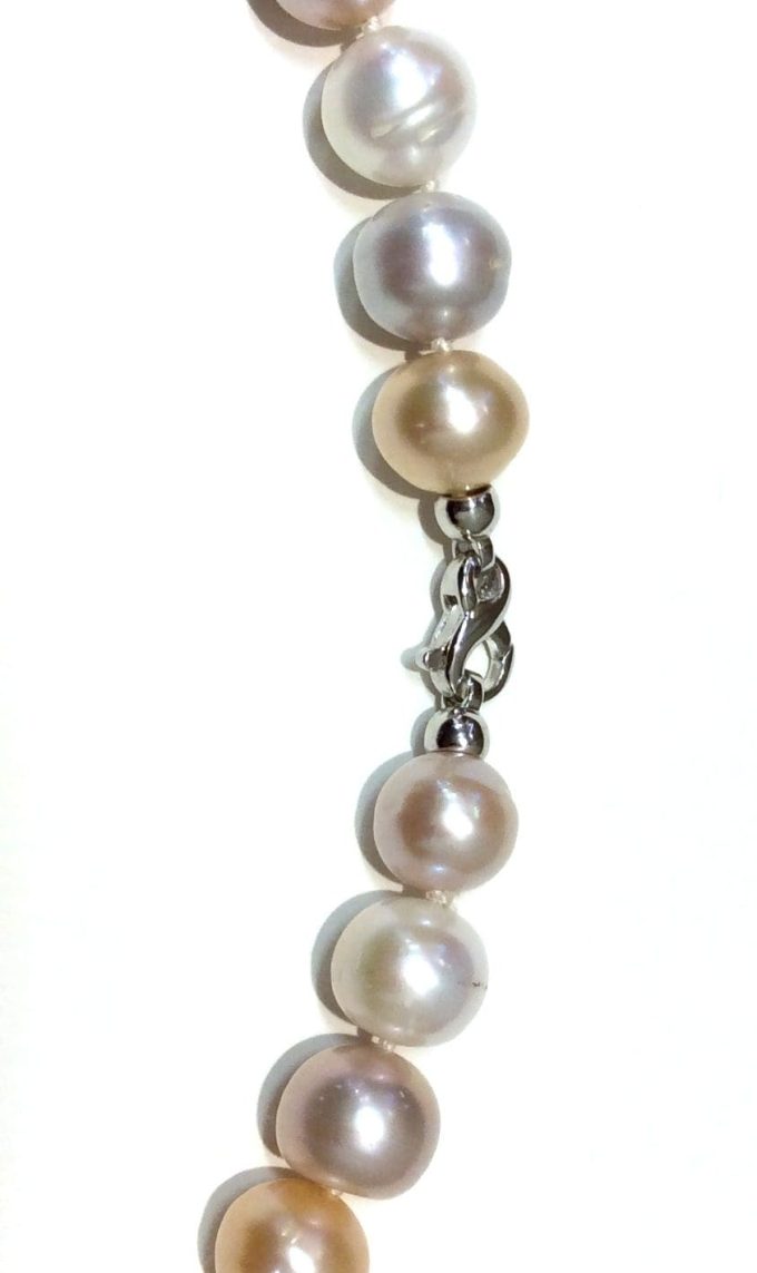 Multi Hue 11 - 13 mm Pearl Necklace