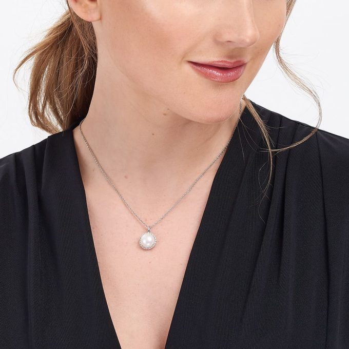 Jersey Pearl Amberley Cluster Necklace