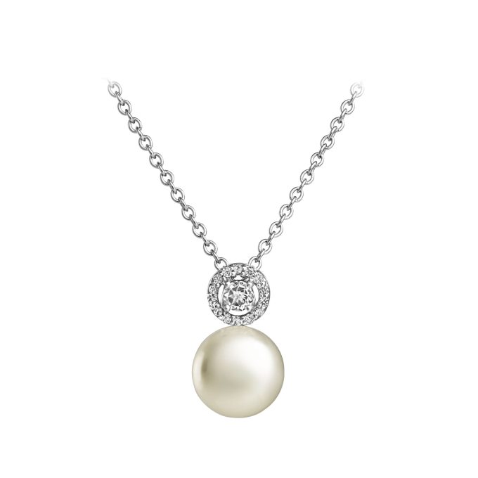 Jersey Pearl Amberley Halo Necklace