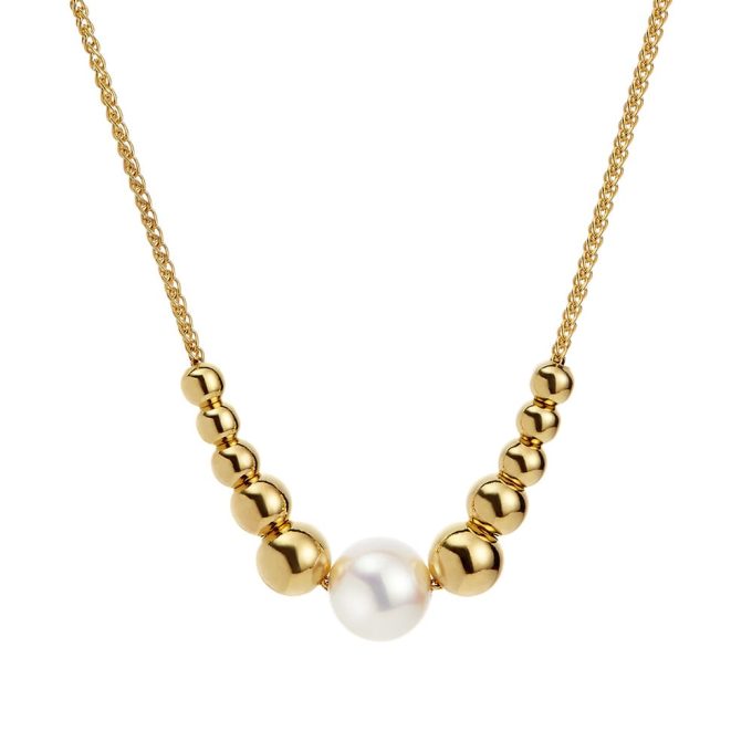 Jersey Pearl Coast Gold Necklace