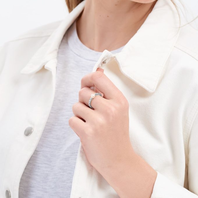 Jersey Pearl Coast Ring Size M