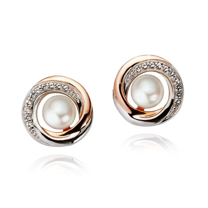 Jersey Pearl Camrose Swirl Earrings