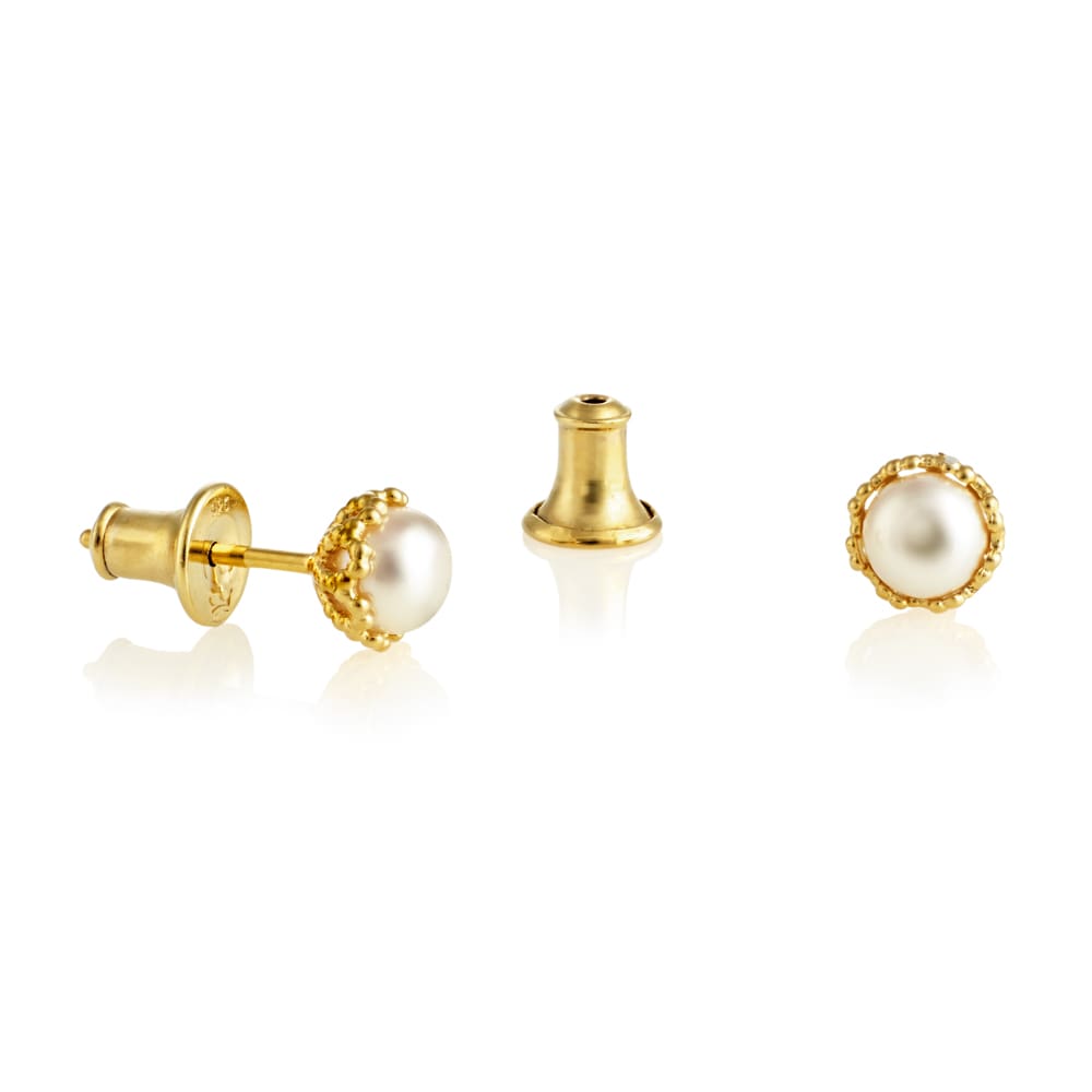 Jersey Pearl Emma Kate Gold Stud Earring