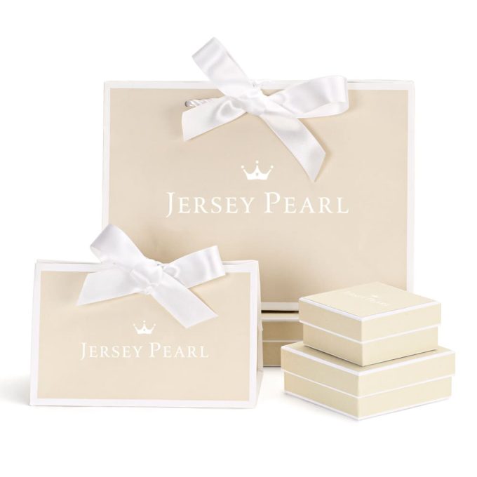 Jersey Pearl Amberley Pear Shape Stud Earrings