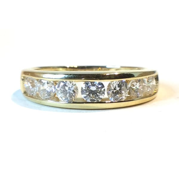 Cubic Zirconia Eternity Ring