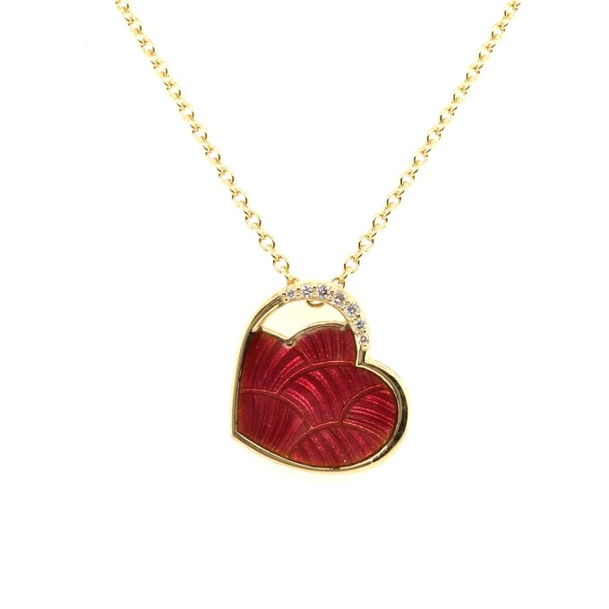 Nicole Barr 18ct Gold Heart Pendant
