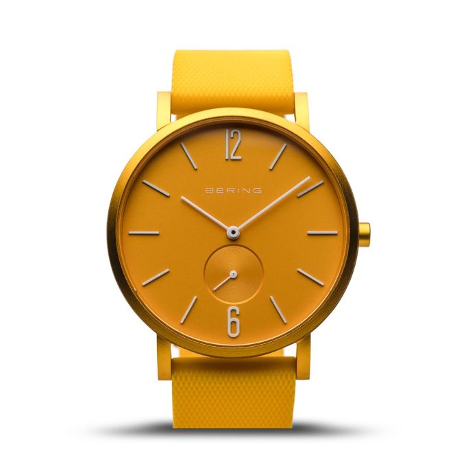 Bering 40mm Yellow Aurora Watch