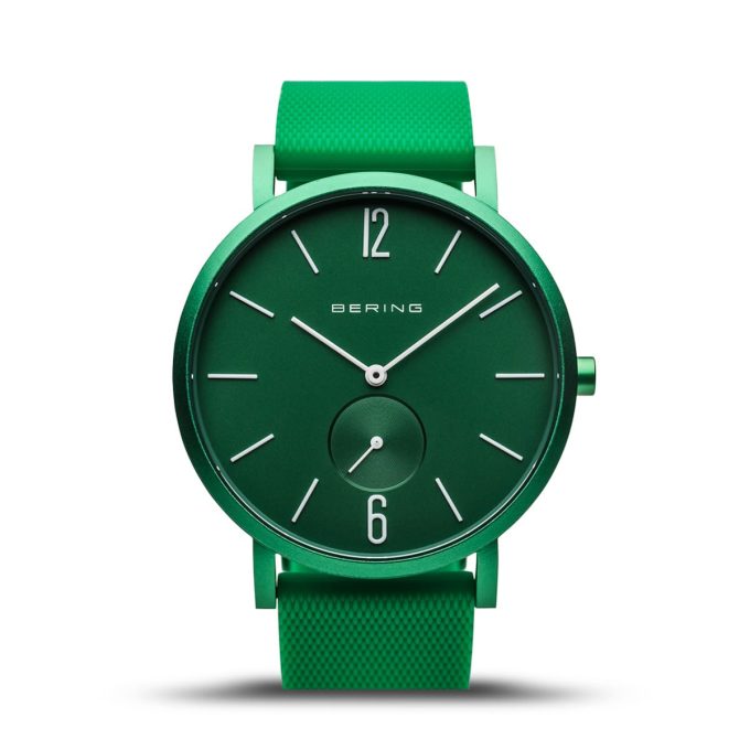 Bering 40mm Green Aurora Watch
