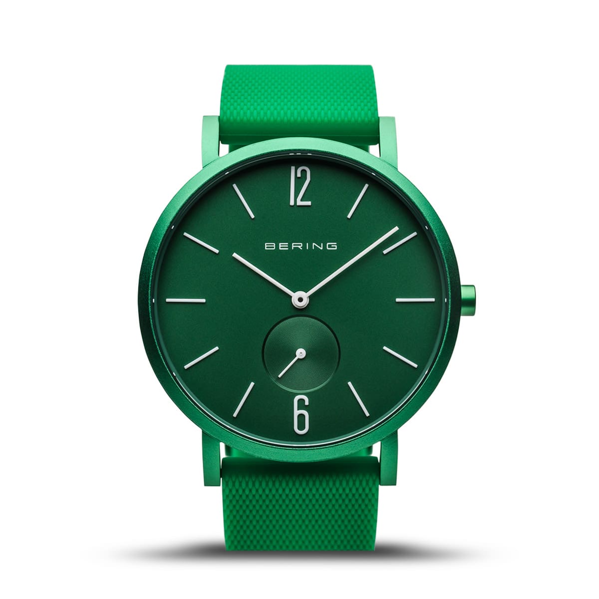 Bering 40mm Green Aurora Watch