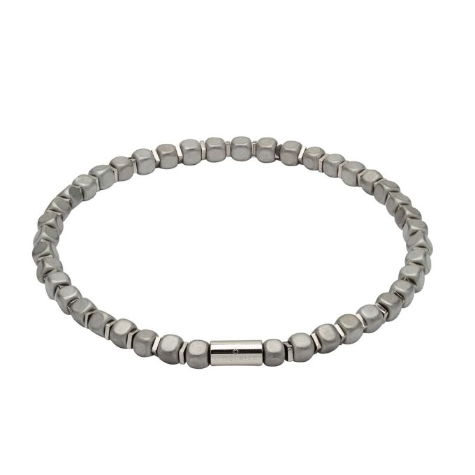 Unique Hematite and Steel Bracelet