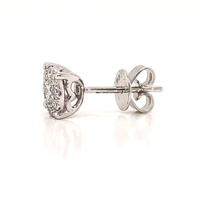 Mirage Diamond Stud Earrings 1.00 Carat Appearance