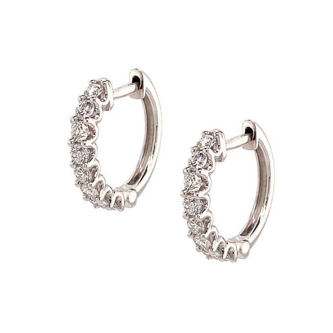 0.25ct Diamond Huggie Earrings