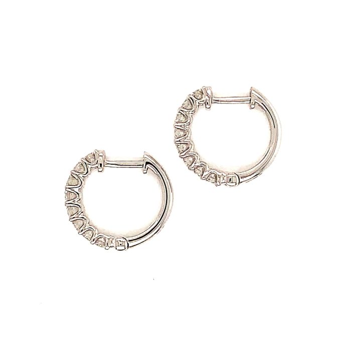 0.50ct Diamond Huggie Earrings