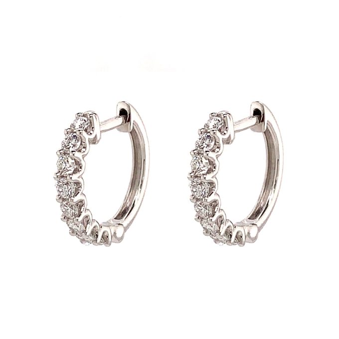0.50ct Diamond Huggie Earrings