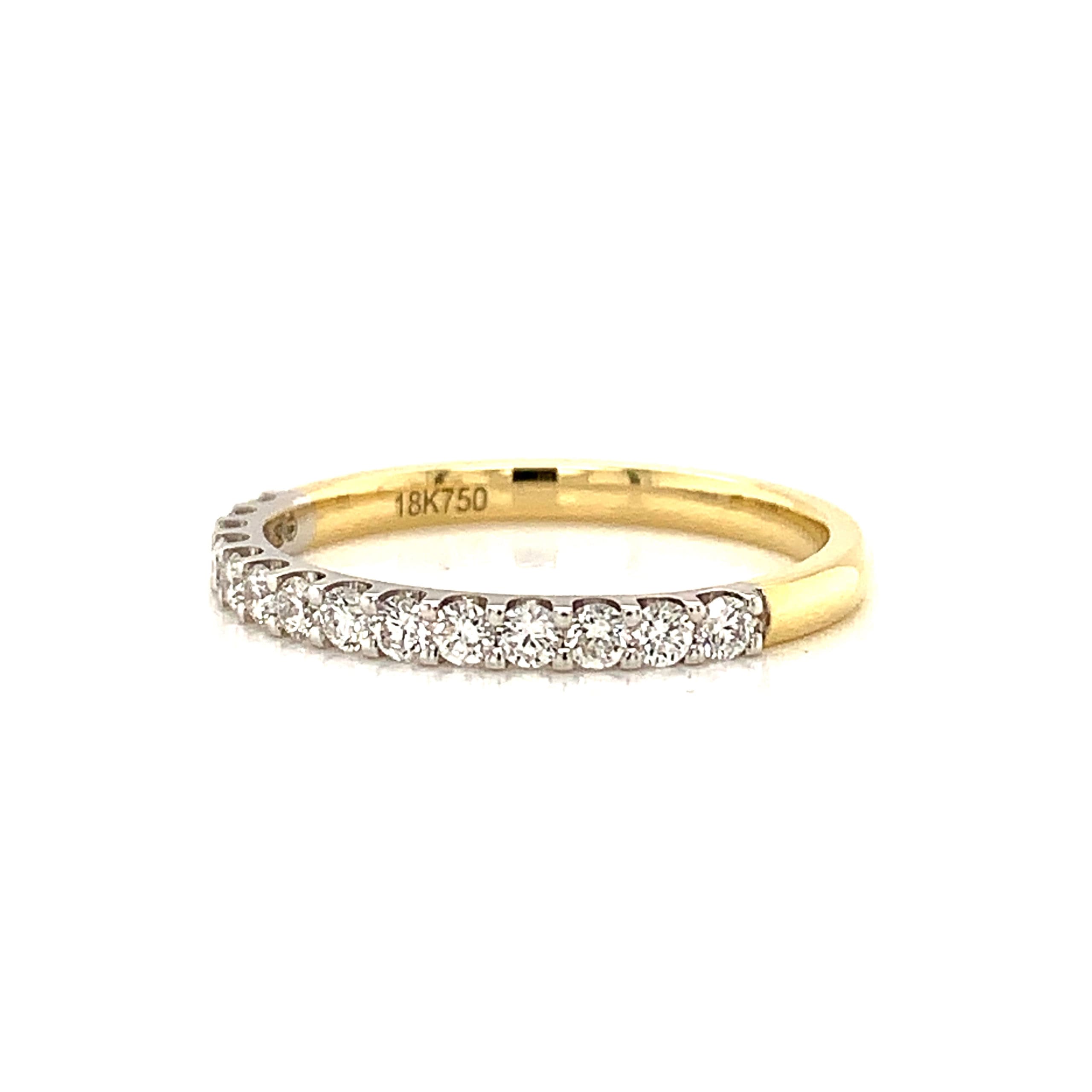 18ct Yellow Gold 0.33ct Diamond Eternity Ring