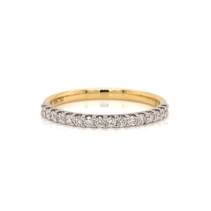 18ct Yellow Gold 0.25ct Diamond Eternity Ring