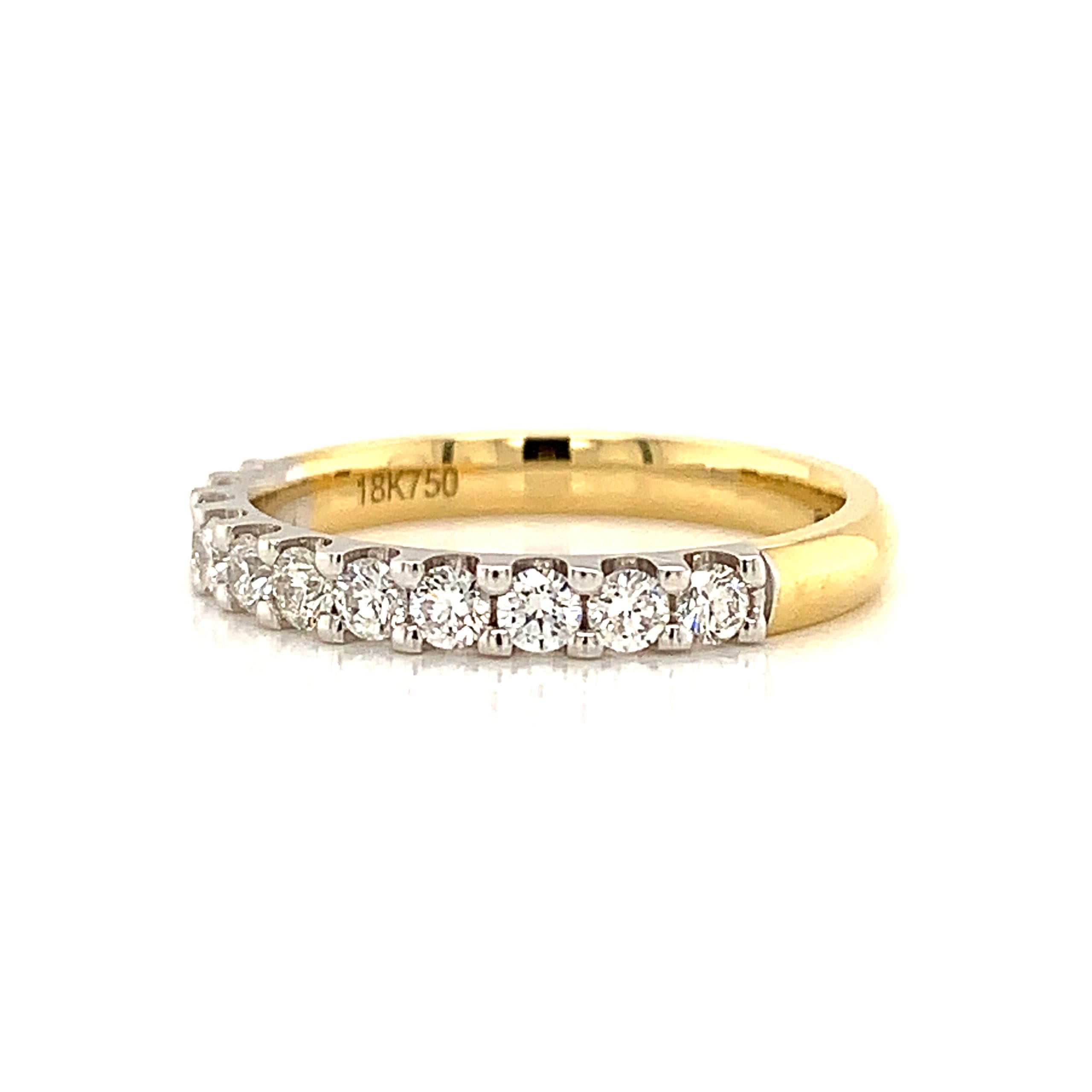 18ct Yellow Gold 0.50ct Diamond Eternity Ring