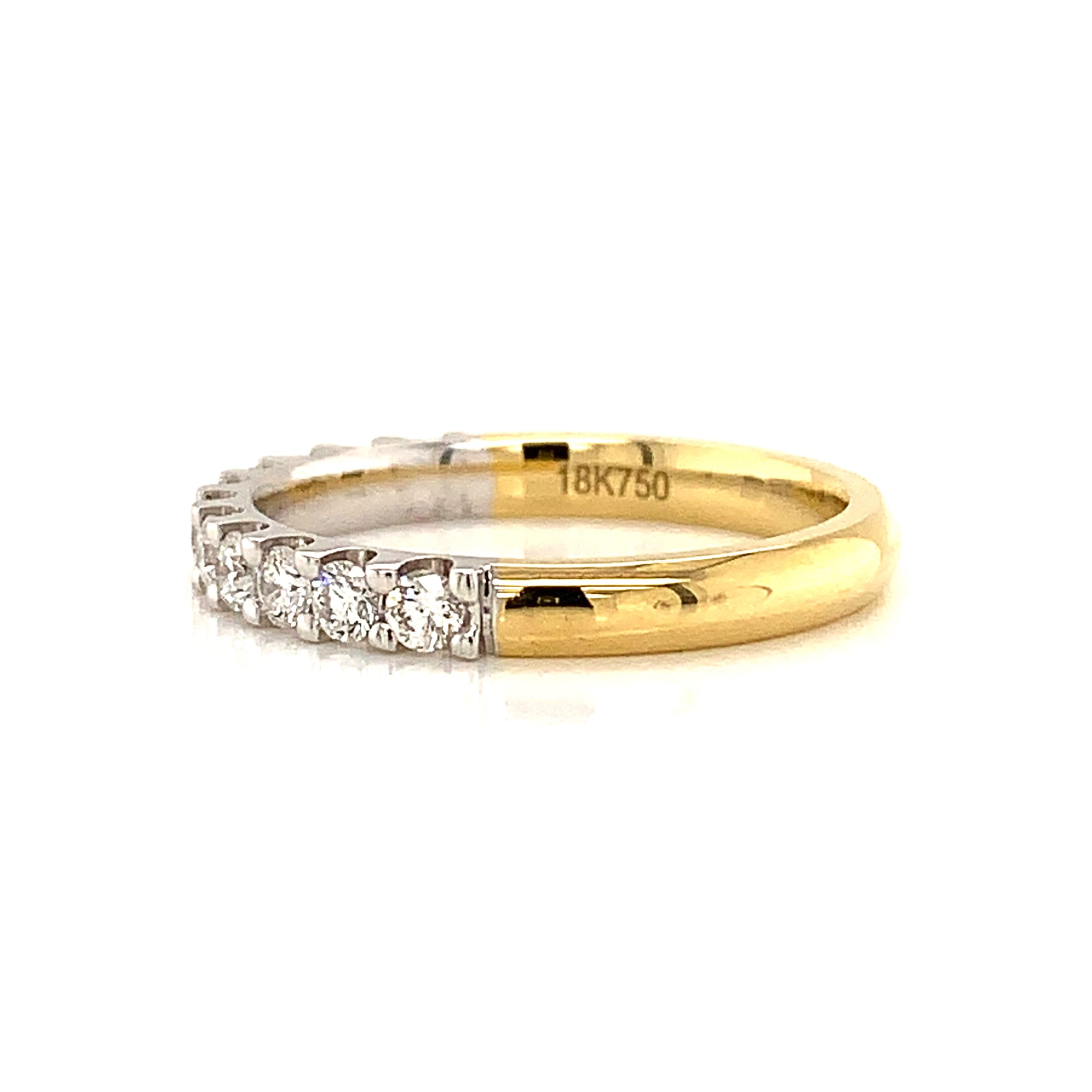 18ct Yellow Gold 0.50ct Diamond Eternity Ring