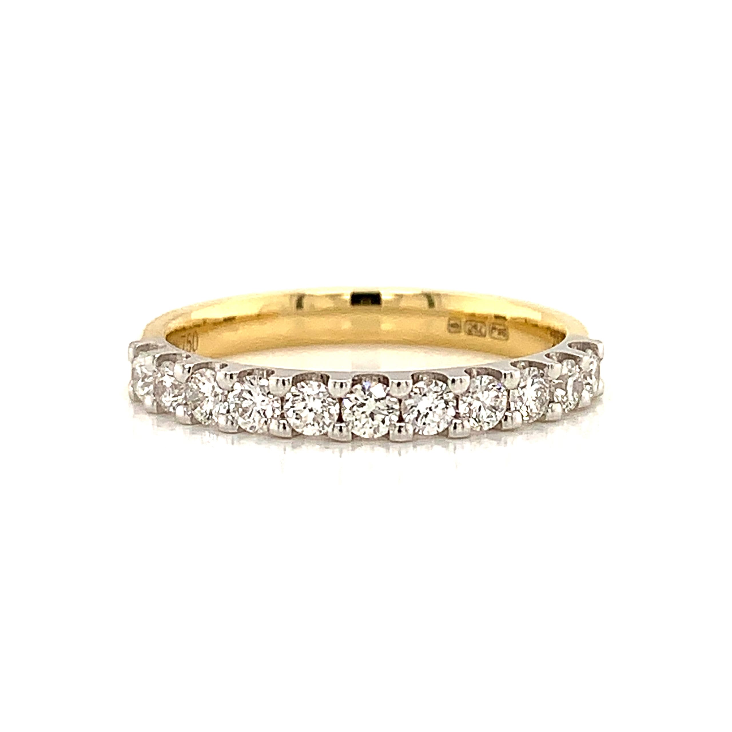 18ct Yellow Gold 0.50ct Diamond Eternity Ring