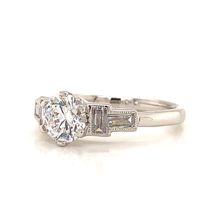 0.75ct Diamond Vintage Style Ring