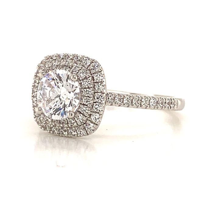0.75ct Diamond Pave Tiered Ring