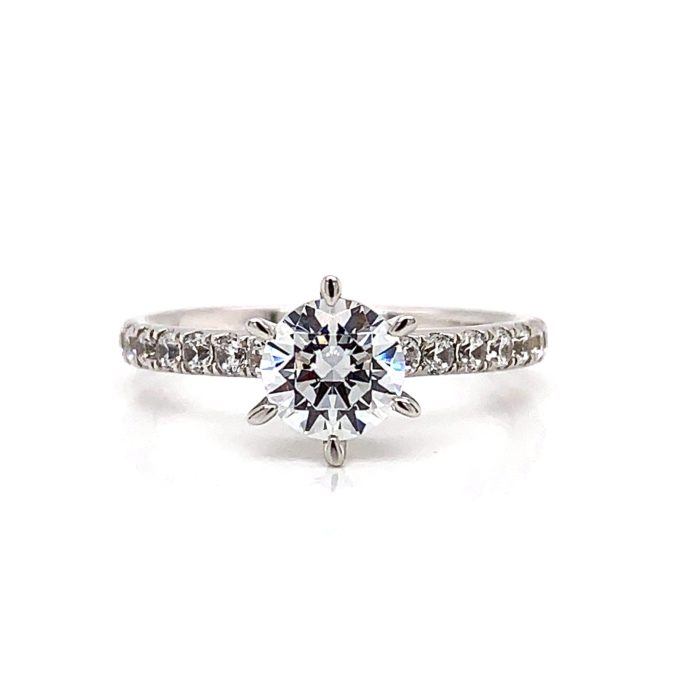 0.75ct Diamond Six Claw Ring