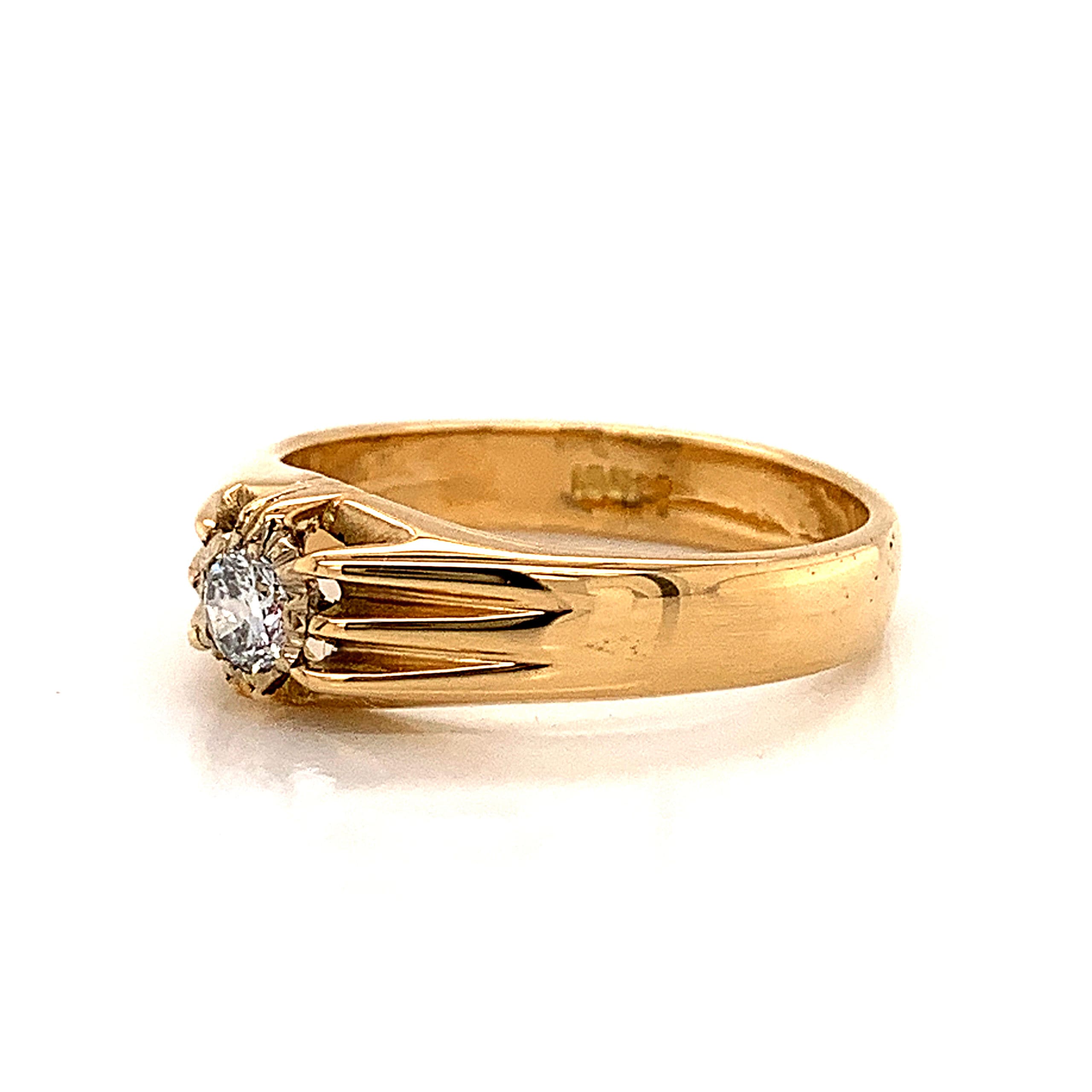 Vintage 0.25ct Diamond Ring