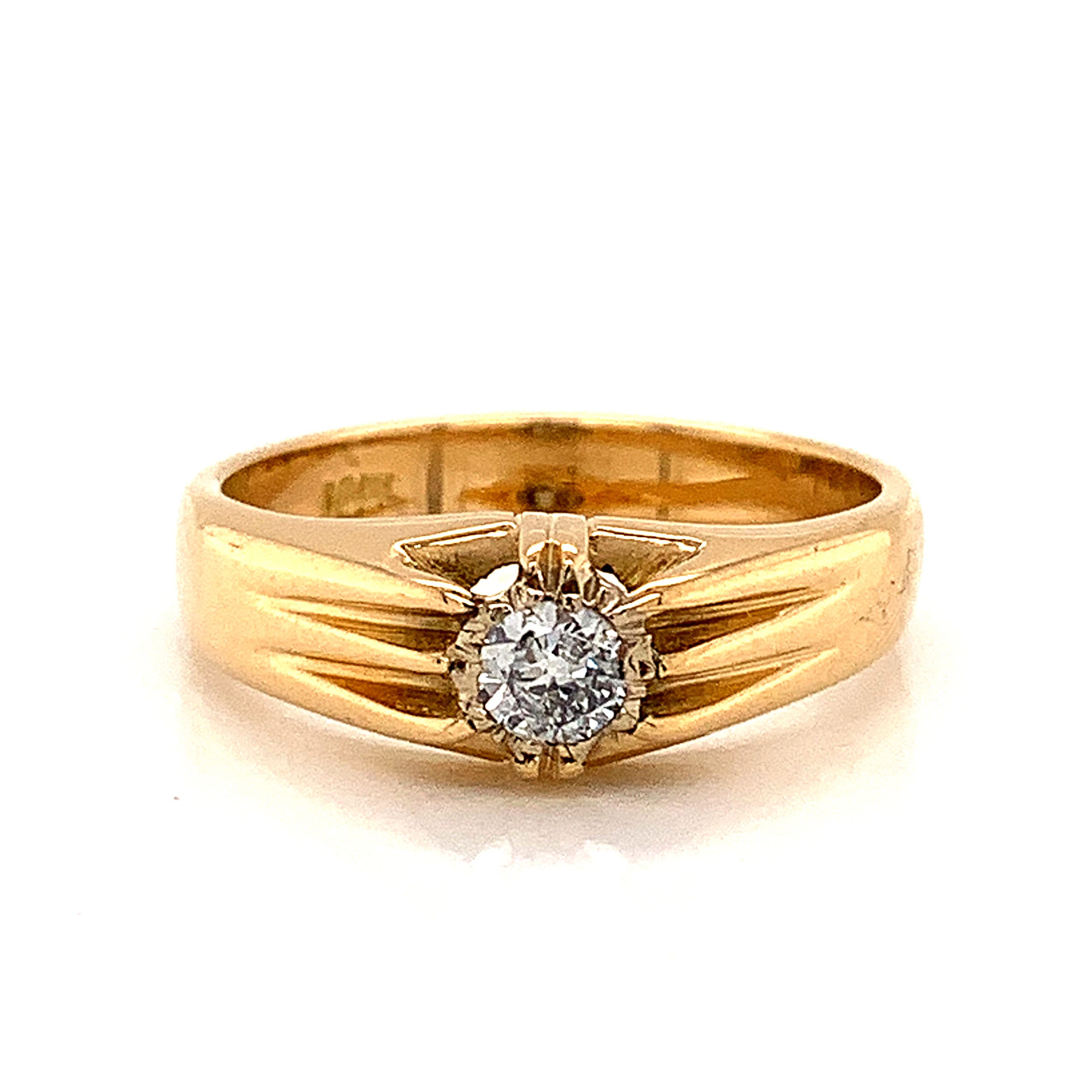 Vintage 0.25ct Diamond Ring